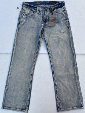 TK Axel Jeans Mens 30 x 30 Treadwell Kensington Relaxed Straight Blue Denim NEW